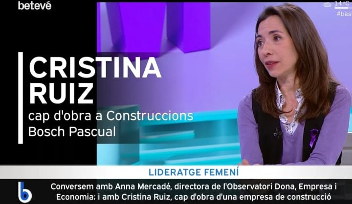 Entrevista programa BÀSICS Betevé | Cristina Ruiz, Cap d'obra a Bosch Pascual